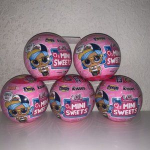 New Unopened Lot of 5 LOL Surprise! Mini Sweets Dolls
